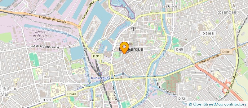 localisation de l'entreprise GSD à DUNKERQUE