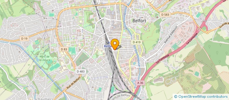 localisation de l'entreprise GSE à BELFORT