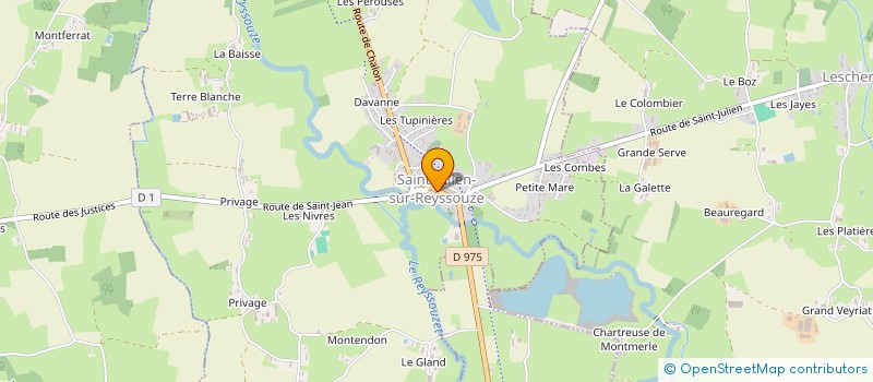 localisation de l'entreprise GSE  SAINT-JULIEN-SUR-REYSSOUZE