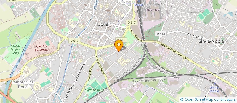 localisation de l'entreprise GSE ACTIVITES à DOUAI