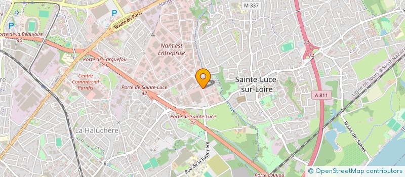 localisation de l'entreprise GSE CONSEIL à NANTES