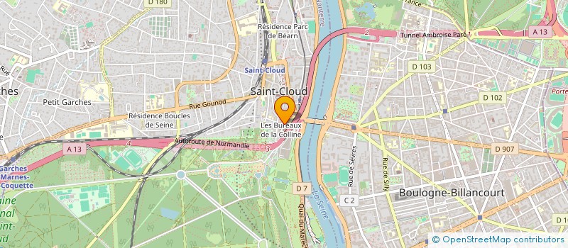 localisation de l'entreprise GSE INVESTIS GROUND SUPPORT EQUIP INVEST à SAINT-CLOUD