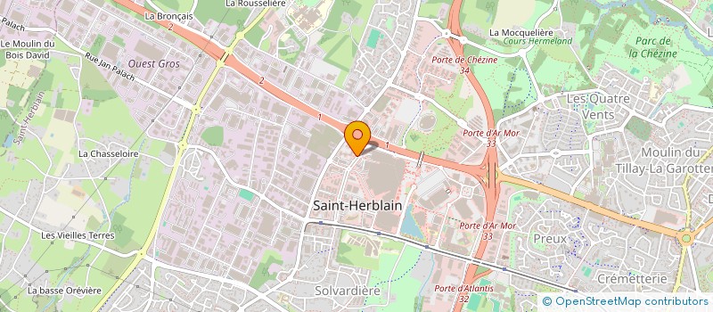 localisation de l'entreprise GSE PAYS DE LOIRE  SAINT-HERBLAIN