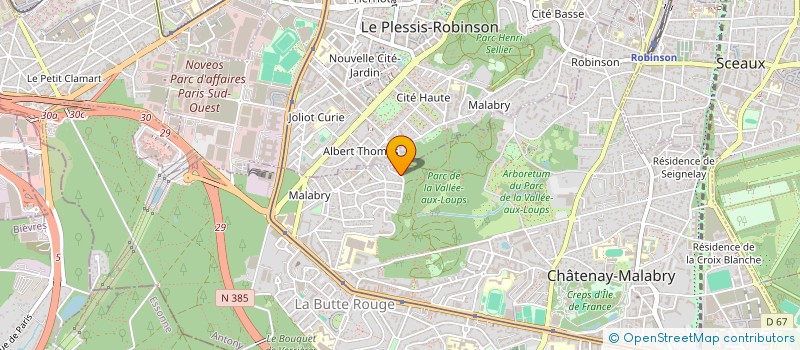 localisation de l'entreprise GSE SINGER  CHATENAY-MALABRY