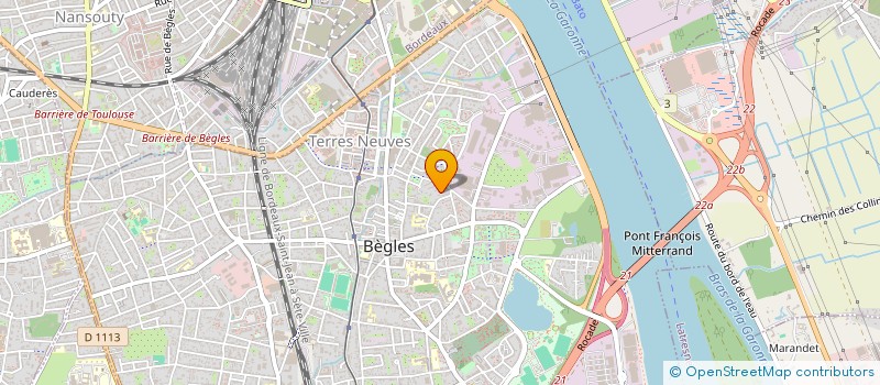 localisation de l'entreprise GSED GIRONDE à BEGLES