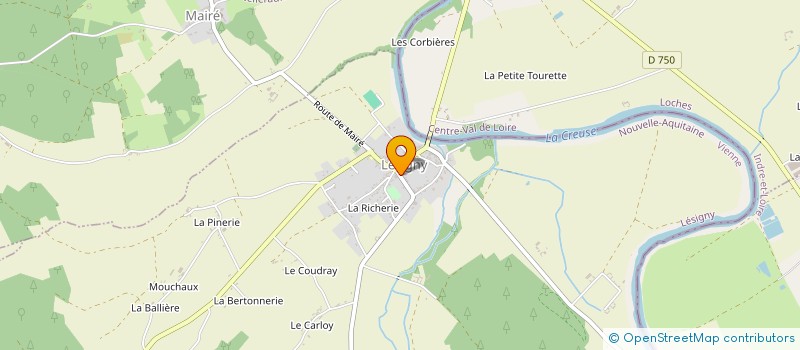 localisation de l'entreprise GSEDENVIRONNEMENT à CHATELLERAULT