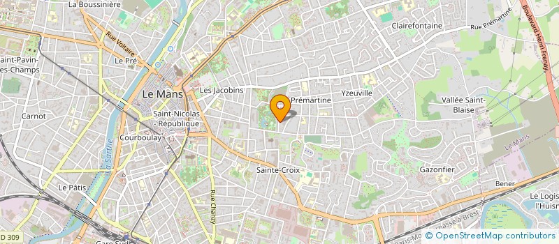localisation de l'entreprise GSEVHA à LE MANS