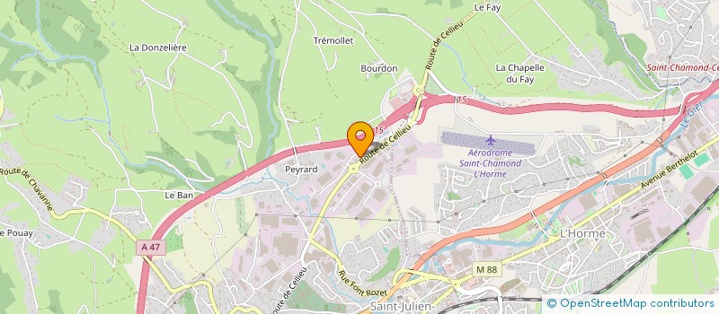 localisation de l'entreprise GSF  EVIAN-LES-BAINS