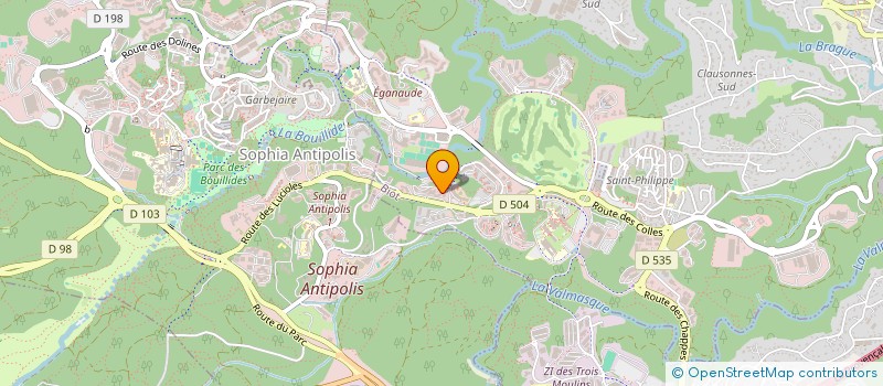 localisation de l'entreprise GSF AIRPORT HOSPITALITY  BIOT