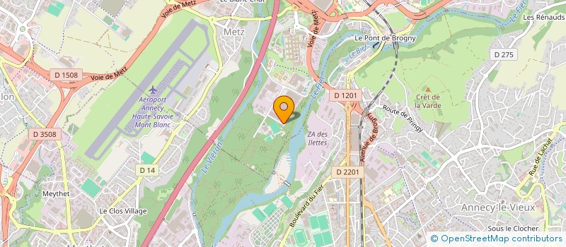 localisation de l'entreprise GSF ASSURANCES  EPAGNY METZ-TESSY