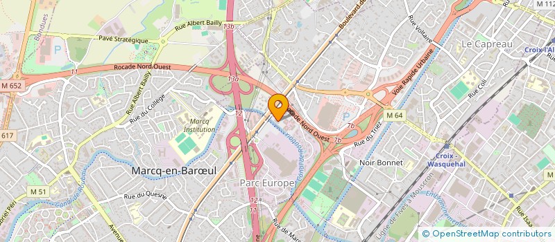 localisation de l'entreprise GSF OPALE  ARQUES