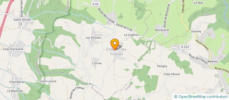 localisation de l'entreprise GSF PATRIMONIALE  CHAINAZ-LES-FRASSES