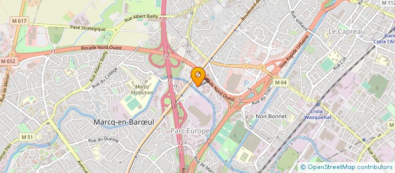 localisation de l'entreprise GSF PLUTON  VALENCIENNES