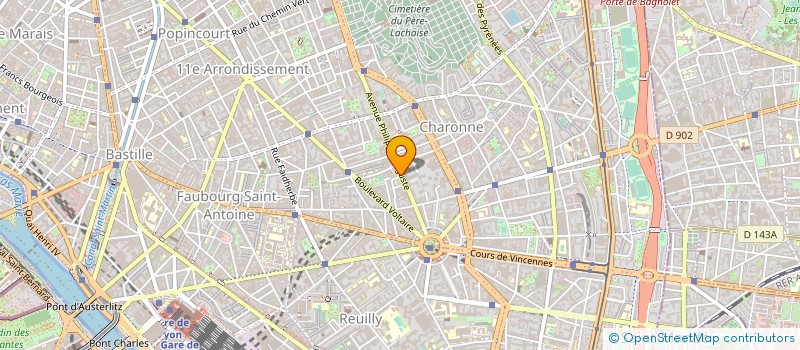 localisation de l'entreprise GSF TREVISE  PARIS