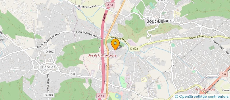 localisation de l'entreprise GSFED à BOUC-BEL-AIR