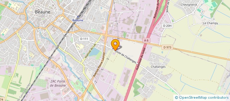localisation de l'entreprise GSG à BEAUNE
