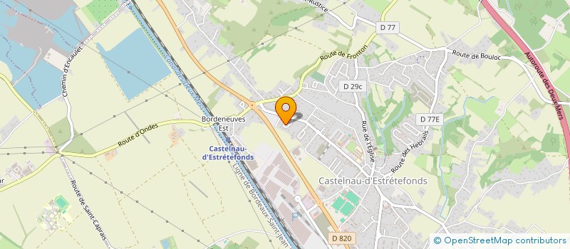 localisation de l'entreprise GSGI  CASTELNAU-D'ESTRETEFONDS