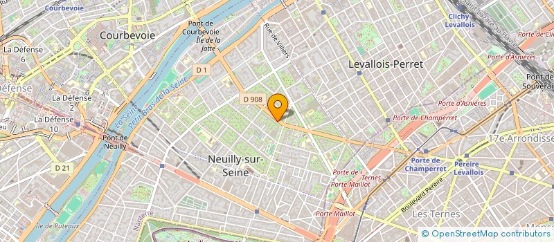 localisation de l'entreprise GSH à NEUILLY-SUR-SEINE