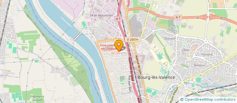 localisation de l'entreprise GSH DISTRIBUTION à BOURG-LES-VALENCE