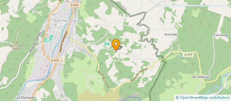 localisation de l'entreprise GSH HOLDING  BORT-LES-ORGUES