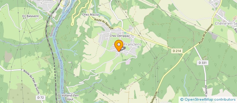 localisation de l'entreprise GSHC8  FRANCLENS