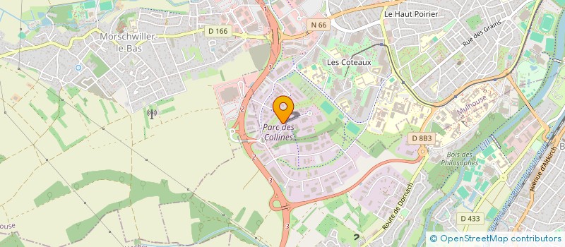 localisation de l'entreprise GSI #101 ALTORF  MULHOUSE