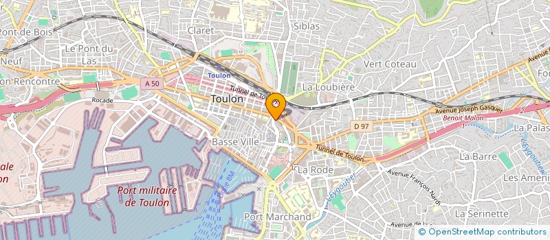 localisation de l'entreprise GSI à TOULON