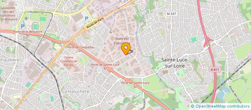 localisation de l'entreprise GSI à NANTES