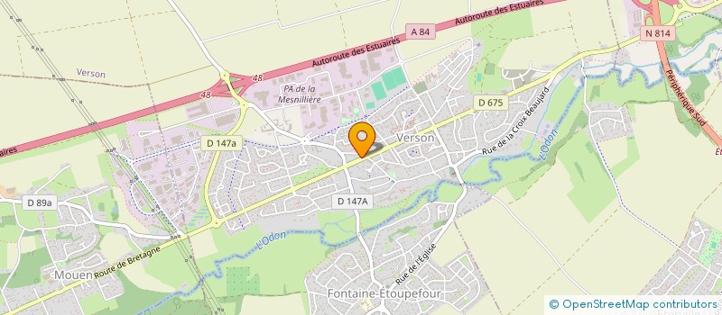 localisation de l'entreprise GSI  VERSON