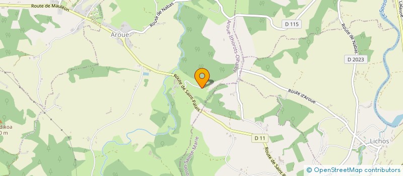 localisation de l'entreprise GSI 64  ARRAUTE-CHARRITTE