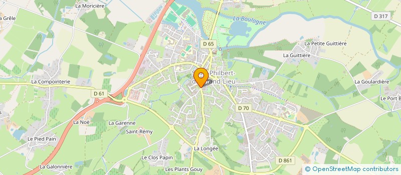 localisation de l'entreprise GSI  SAINT-PHILBERT-DE-GRAND-LIEU