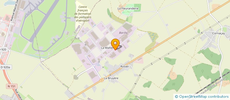 localisation de l'entreprise GSI à MONTIERCHAUME