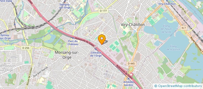 localisation de l'entreprise GSI INVESTISSEMENT à VIRY-CHATILLON