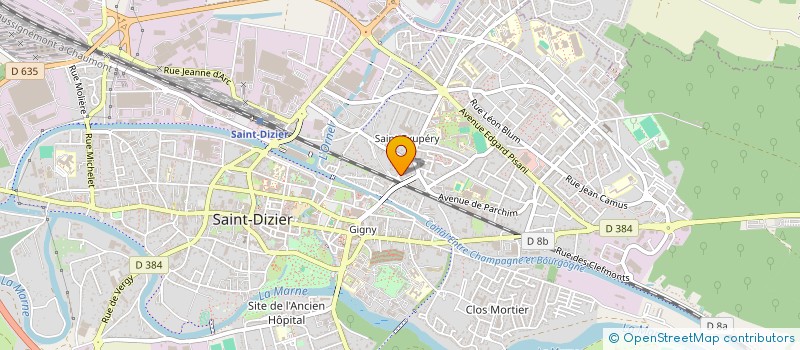 localisation de l'entreprise GSI PRO à SAINT-DIZIER
