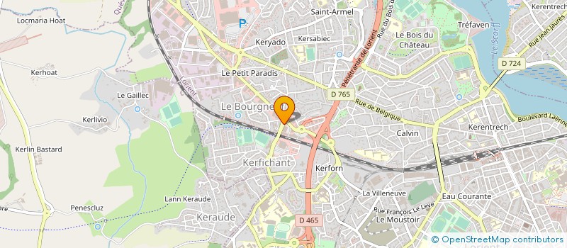 localisation de l'entreprise GSIGN à LORIENT