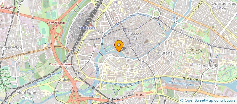 localisation de l'entreprise GSIM à STRASBOURG
