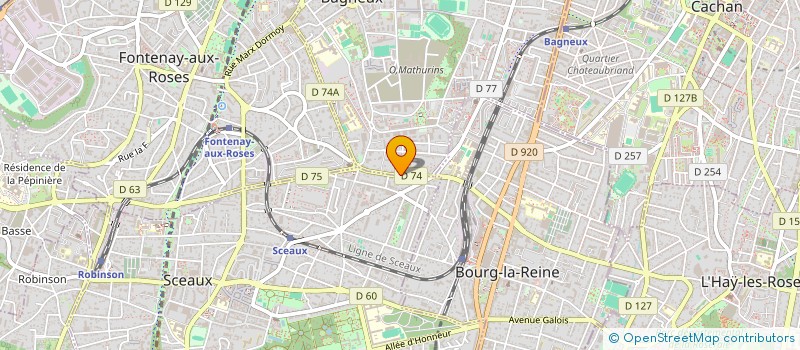 localisation de l'entreprise GSIMMO à BAGNEUX