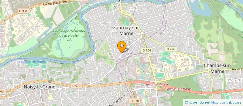localisation de l'entreprise GSISE à GOURNAY-SUR-MARNE