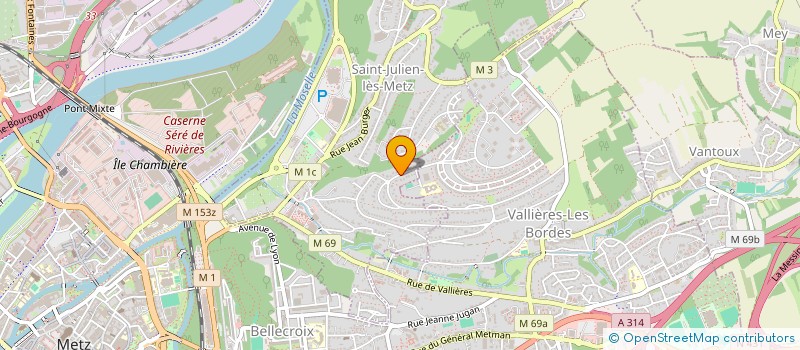 localisation de l'entreprise GSIX  SAINT-JULIEN-LES-METZ