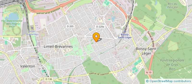 localisation de l'entreprise GSK à LIMEIL-BREVANNES