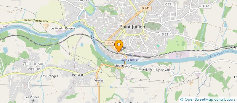 localisation de l'entreprise GSK PATRIMOINE  SAINT-JUNIEN