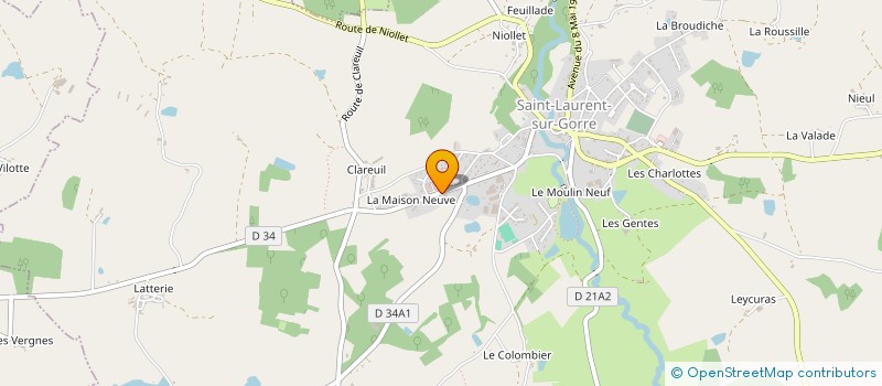 localisation de l'entreprise GSKAPITAL à SAINT-LAURENT-SUR-GORRE