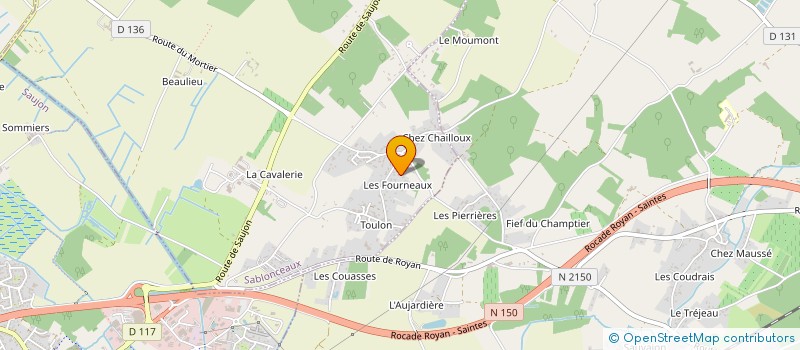 localisation de l'entreprise GSL  SABLONCEAUX