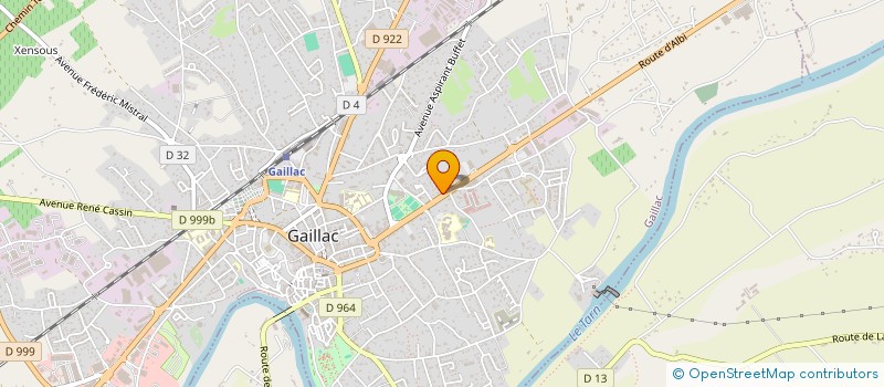 localisation de l'entreprise GSL  GAILLAC