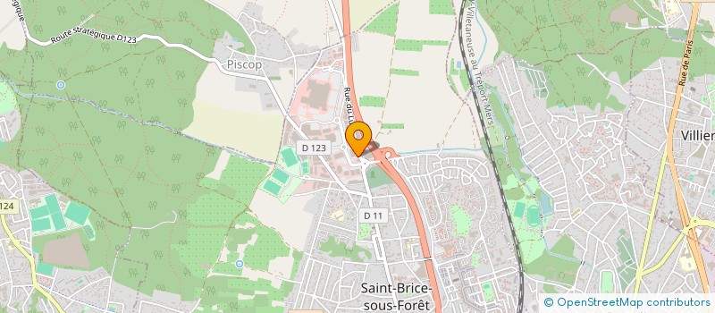 localisation de l'entreprise GSL à SAINT-BRICE-SOUS-FORET