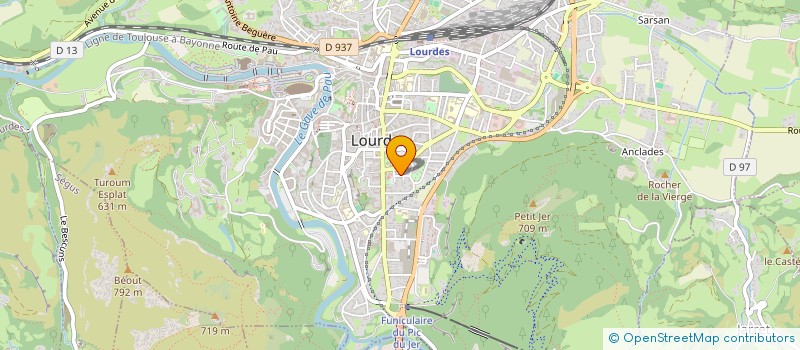 localisation de l'entreprise GSL  LOURDES