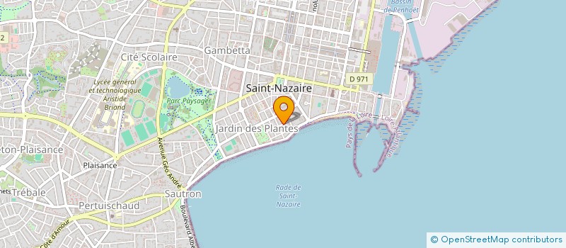 localisation de l'entreprise GSL  SAINT-NAZAIRE