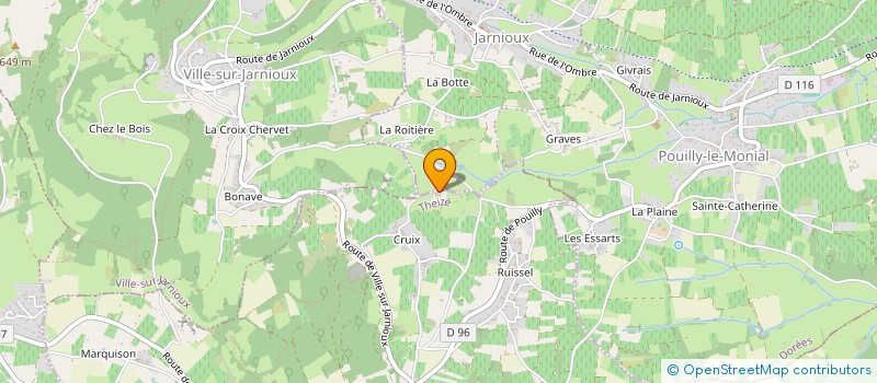 localisation de l'entreprise GSL CONCEPT  THEIZE