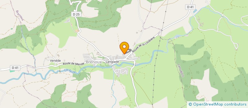 localisation de l'entreprise GSL CONSEIL  BRENOUX