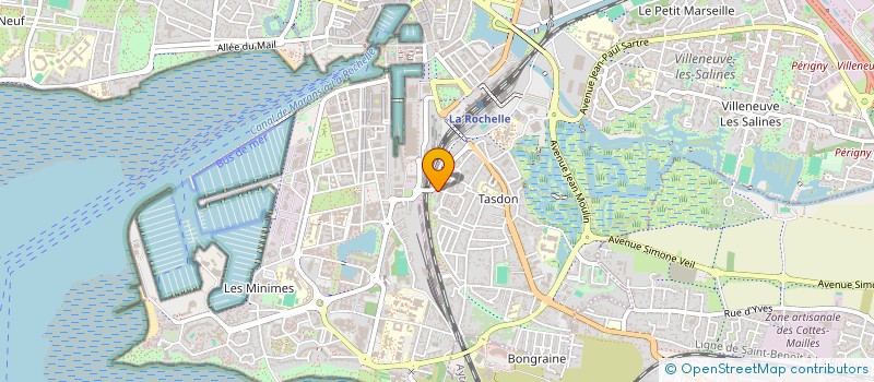 localisation de l'entreprise GSL PROD  LA ROCHELLE